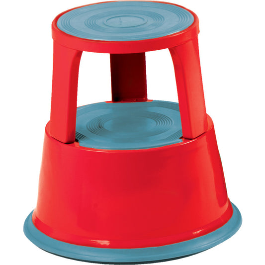 KICK STOOL PLASTIC RED