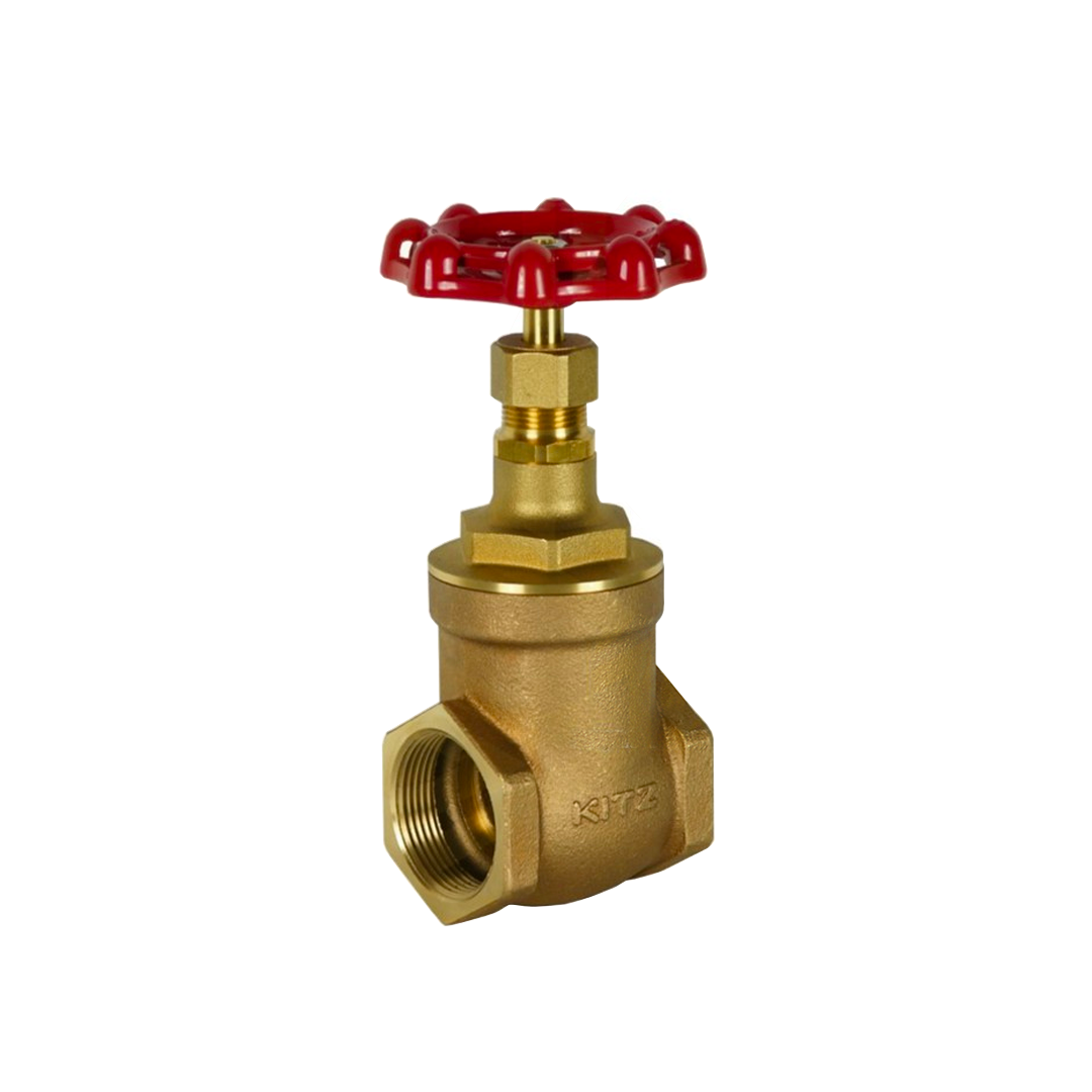 Gate Valve ทองเหลือง KITZ 3 นิ้ว ( 80 มม. ) รุ่น E