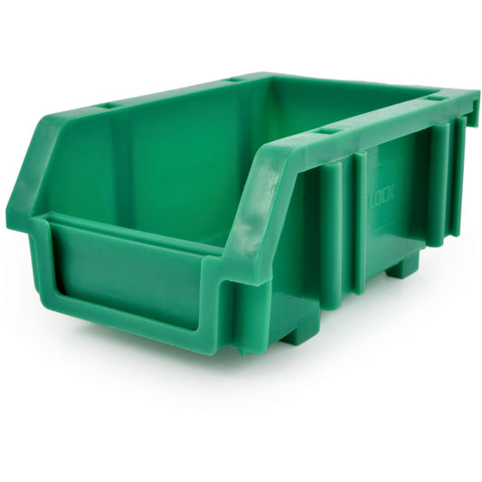 MTL0 PLASTIC STORAGE BIN GREEN