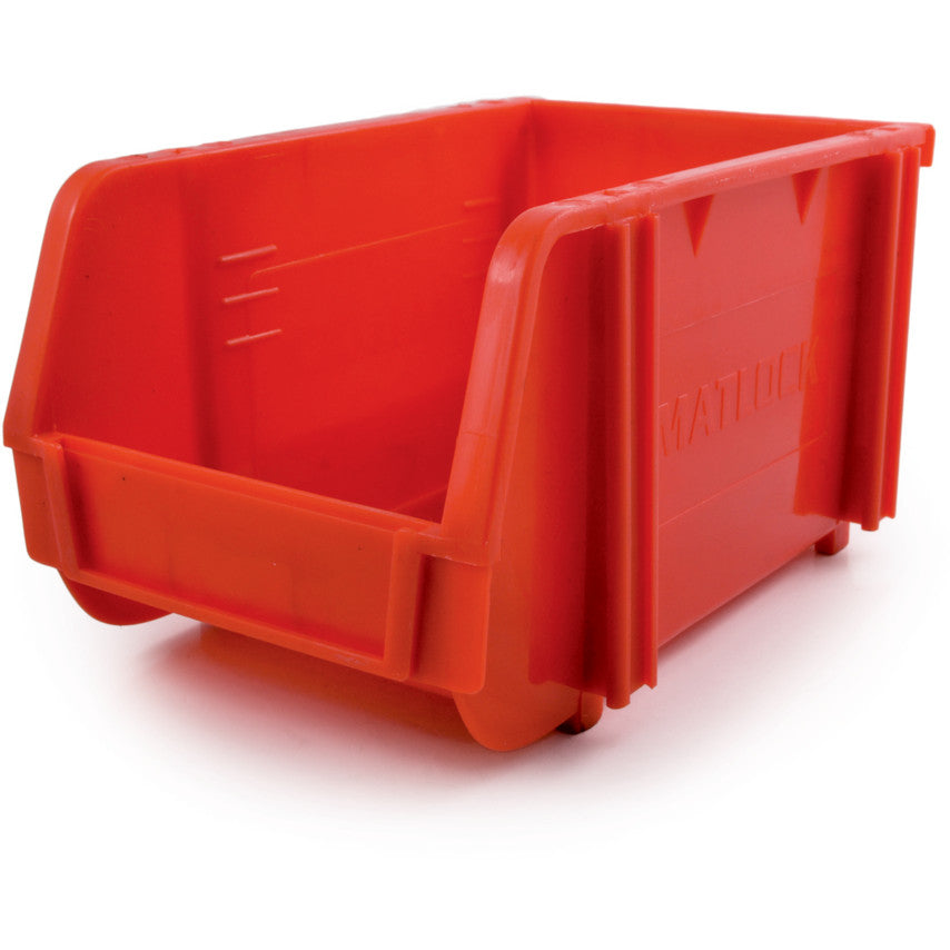 MTL2 PLASTIC STORAGE BIN RED