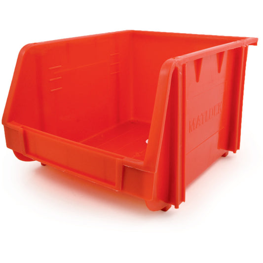 MTL3 PLASTIC STORAGE BIN RED