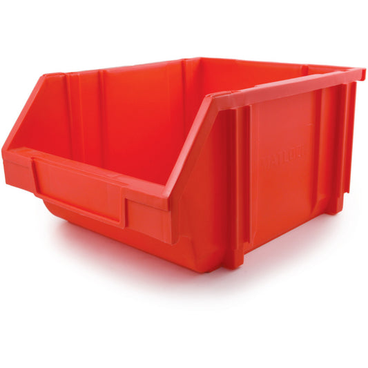 MTL3A PLASTIC STORAGE BIN RED