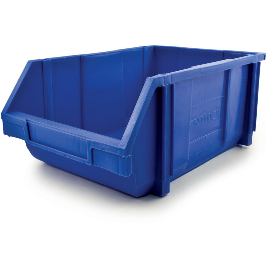 MTL4 PLASTIC STORAGE BIN BLUE