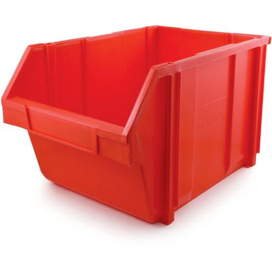 MTL5 PLASTIC STORAGE BIN RED