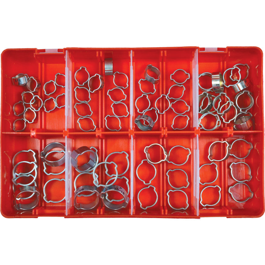 9-18 DOUBLE EAR O-CLIP ASSORTEDSET 75-PCE