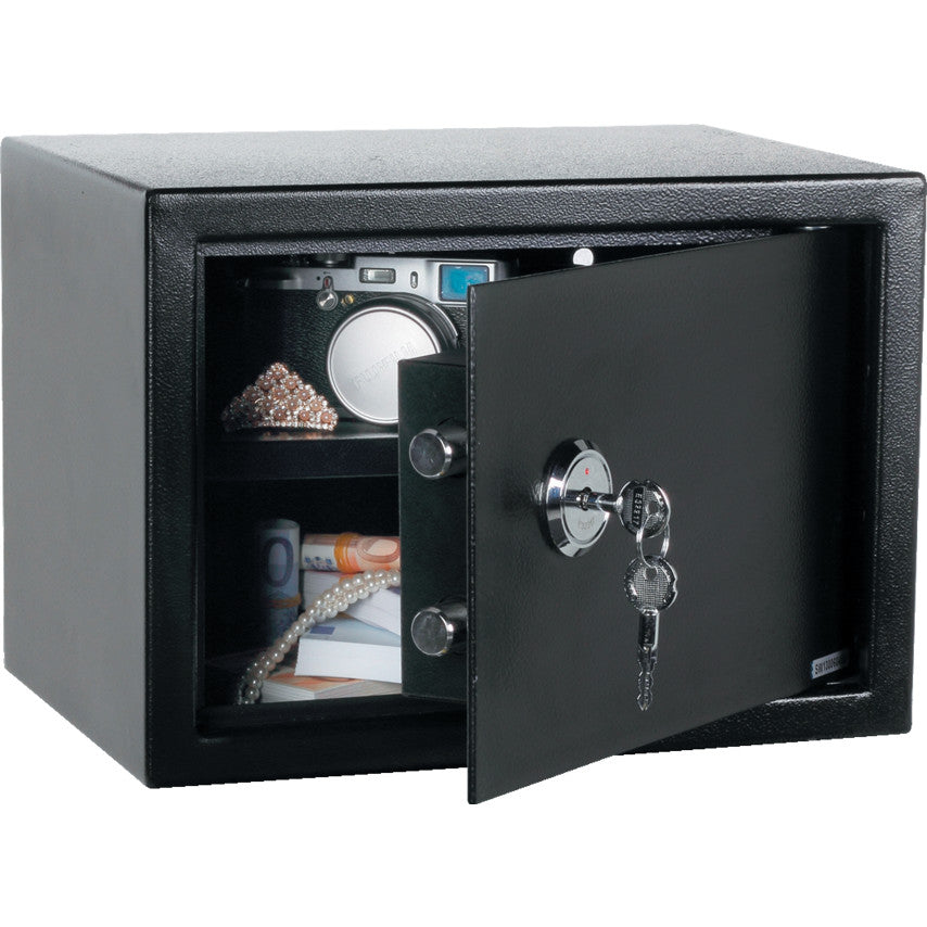 MECHANICAL KEYED SAFE BLACK250x350x250mm