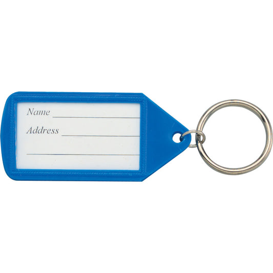 BLUE PLASTIC KEY RINGS (PK-50)