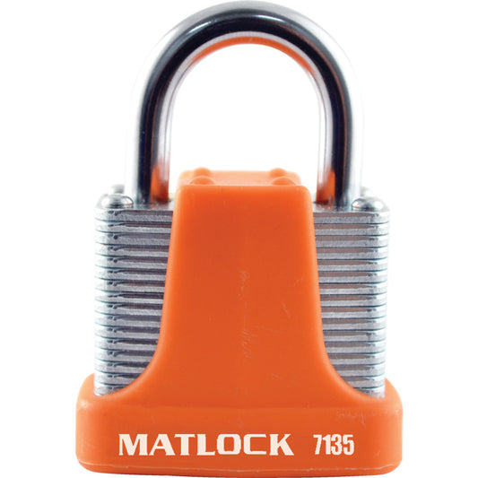 40mm 4 PIN STRONG PADLOCK ORANGE