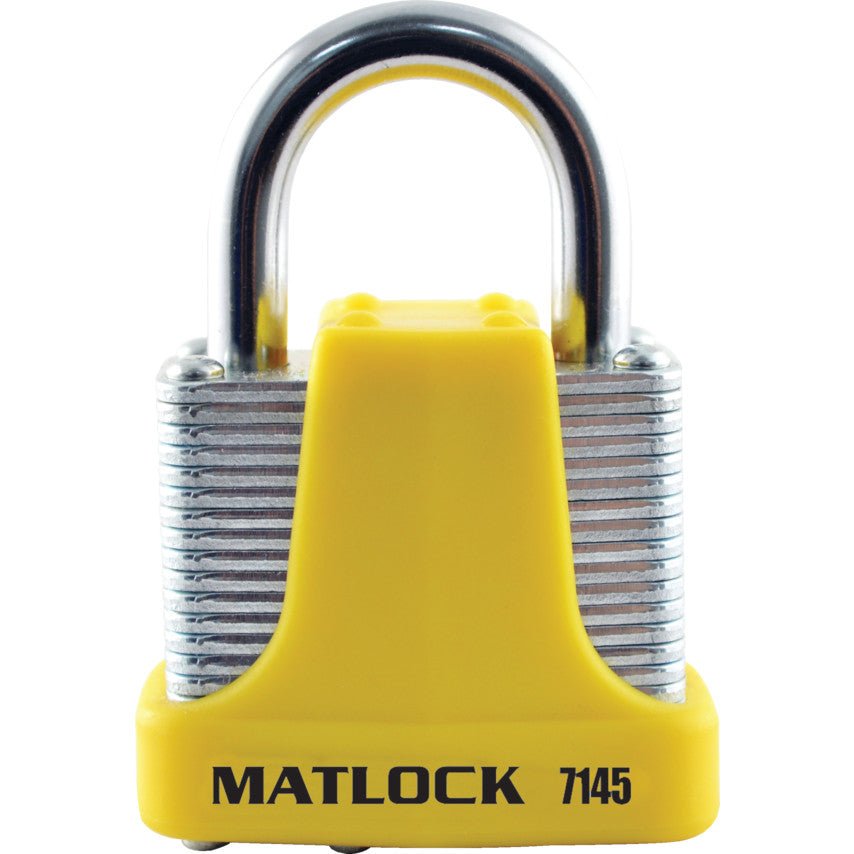 40mm 4 PIN STRONG PADLOCKYELLOW