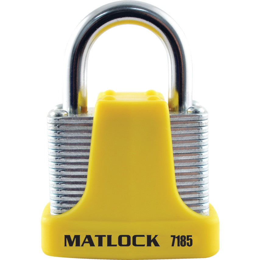 40mm 4 PIN STRONG PADLOCKYELLOWKEYED ALIKE