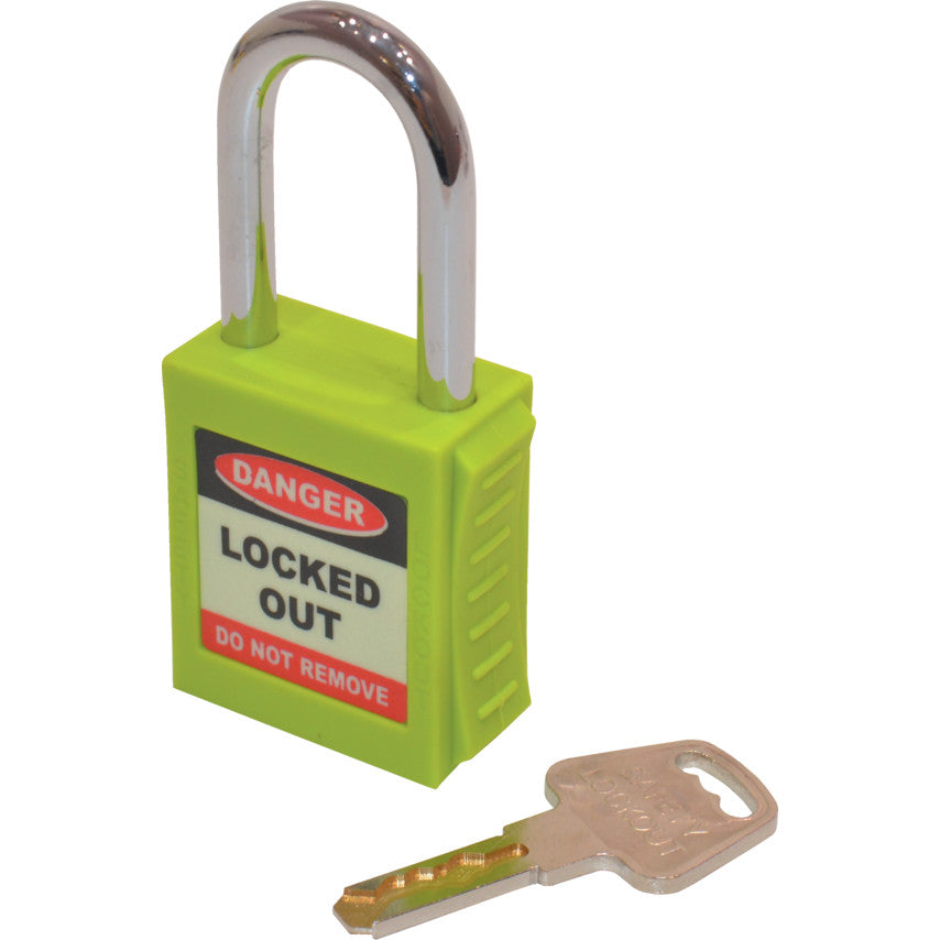 SAFETY PADLOCK KEYED DIFFERENTLYGREEN