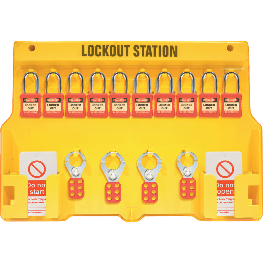 LARGE ADVANCED LOCKOUT STATION(10 PIECE)