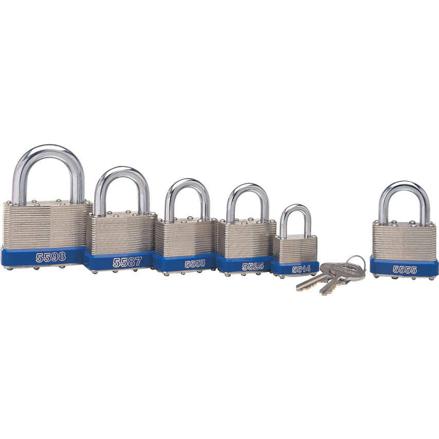 30x18.5mm LAMINATED PADLOCK STEELBODY