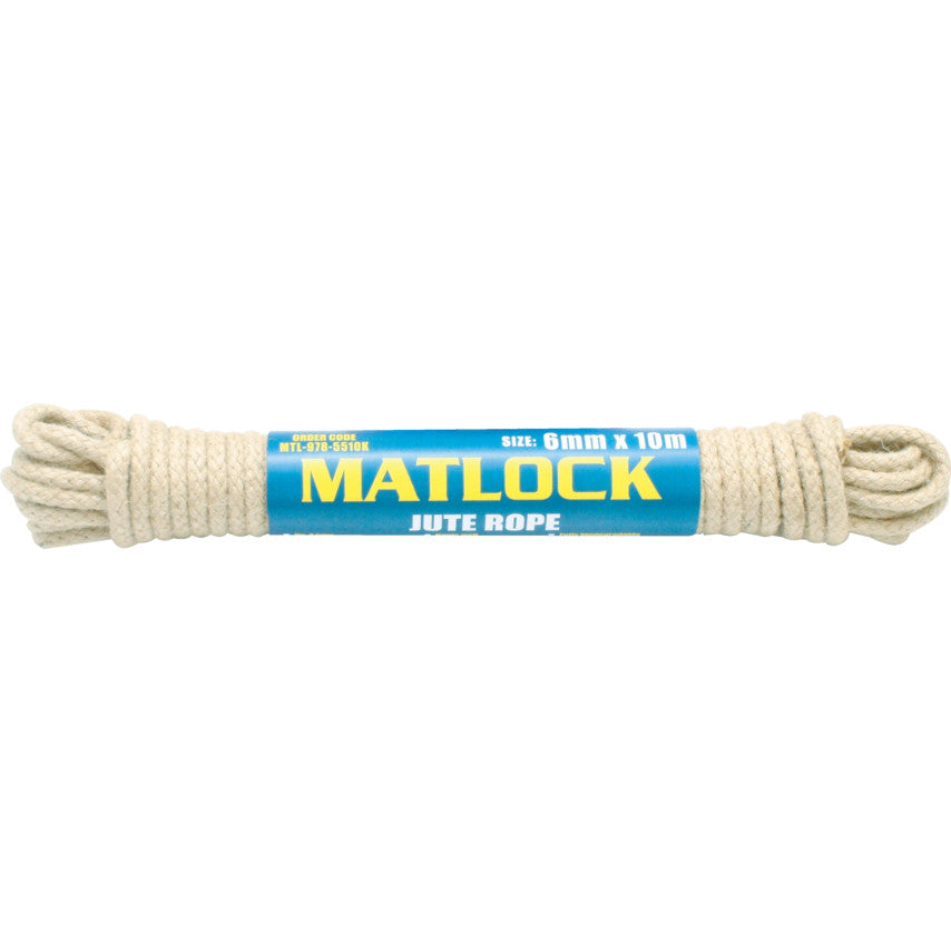 No.4 6 มิล 8PLT NATURAL JUTE SASHCORD 10M HANK