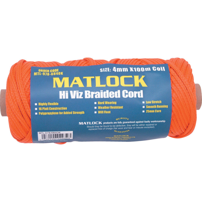 4 มิล x100M 16PLT. ORANGE H/TENACITYPOLYPROP BRAID