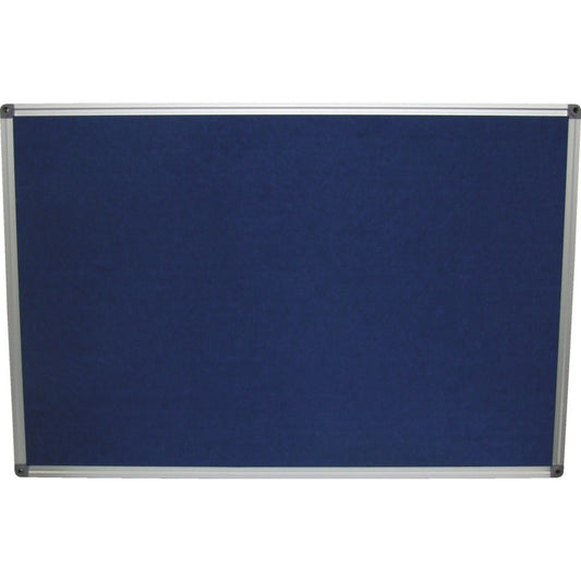 FELT NOTICE BOARD 900x600 มิล สีฟ้า ALUMINIUM TRIM