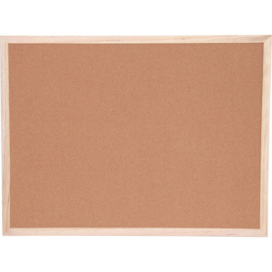 CORK NOTICE BOARD 450x600 มิล WOOD TRIM