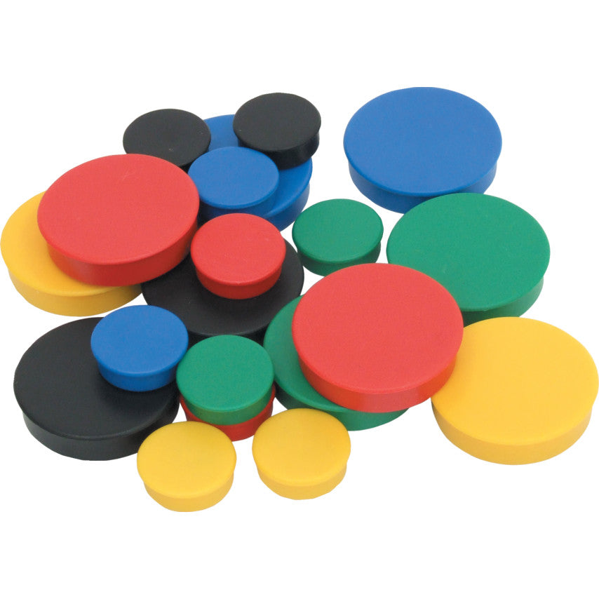 20 มิล WHITEBOARD MAGNETS ASSORTEDCOLOURS (PK-10)