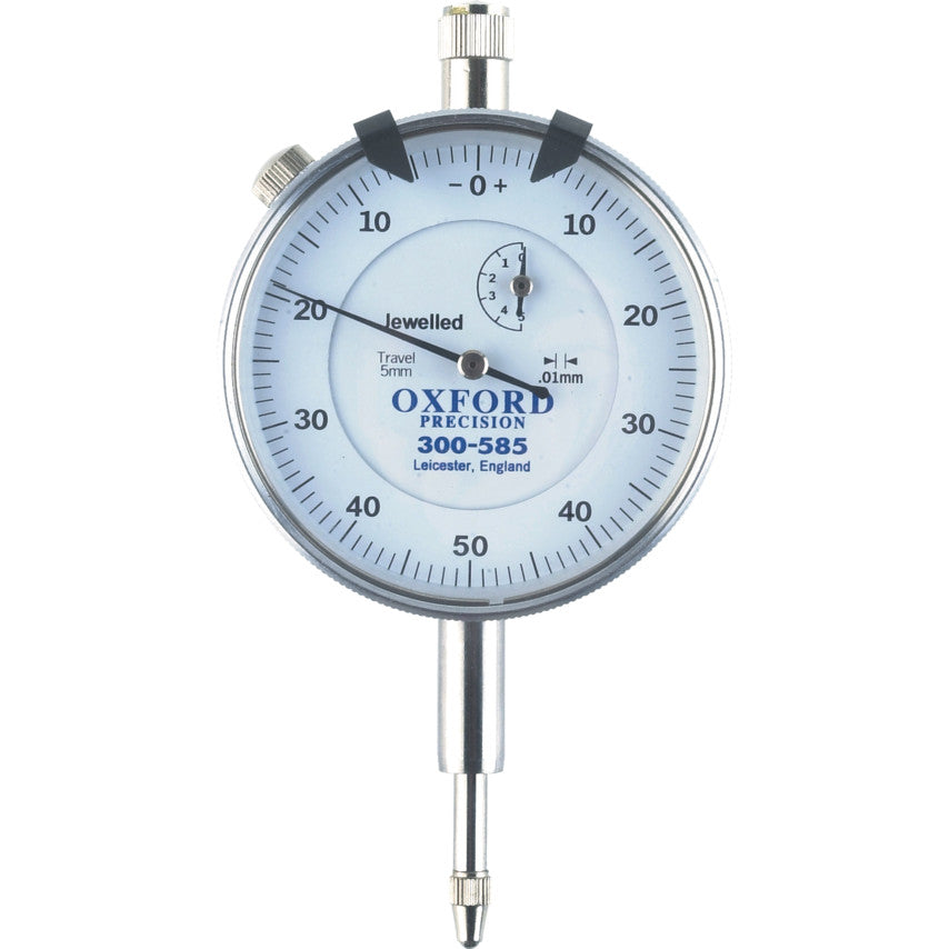 PLUNGER DIAL GAUGE 10 มิล x0.01 มิล x0-100 JEWELLED