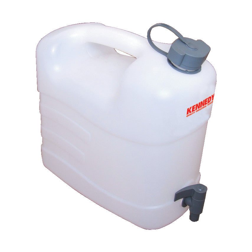 PLASTIC WATER CONTAINER C/W TAP 10LTR