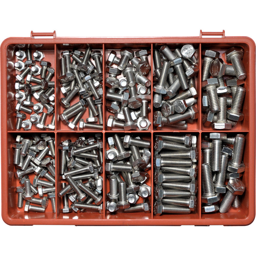 METRIC HEX HEAD SET SCREW KITA4 AVG-200PC