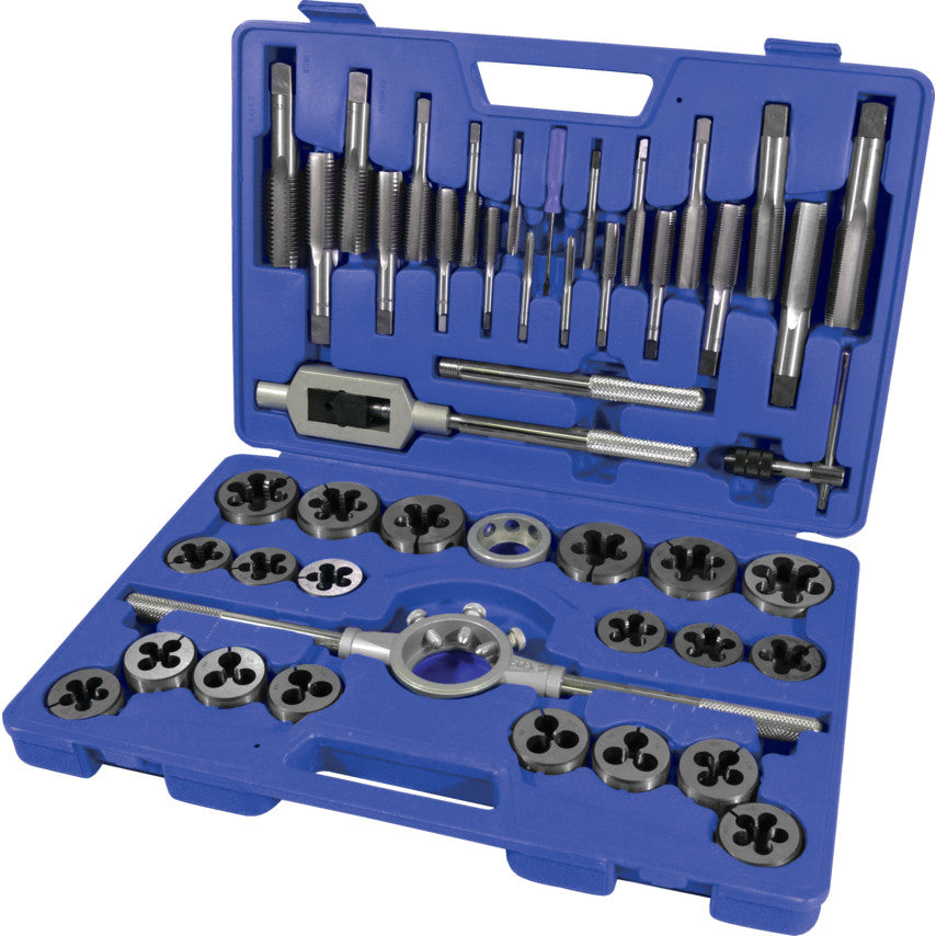 M6-M24 CARBON STEEL THREADING SET IN CASE 45PC