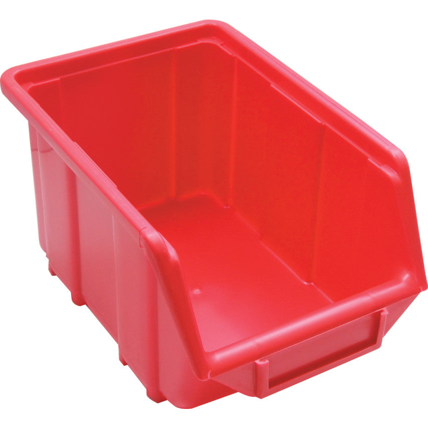 SEN3A PLASTIC STORAGE BIN RED