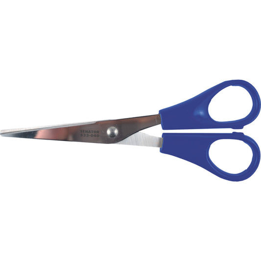 5.1/2" PLASTIC HANDLE STRAIGHT SCISSORS