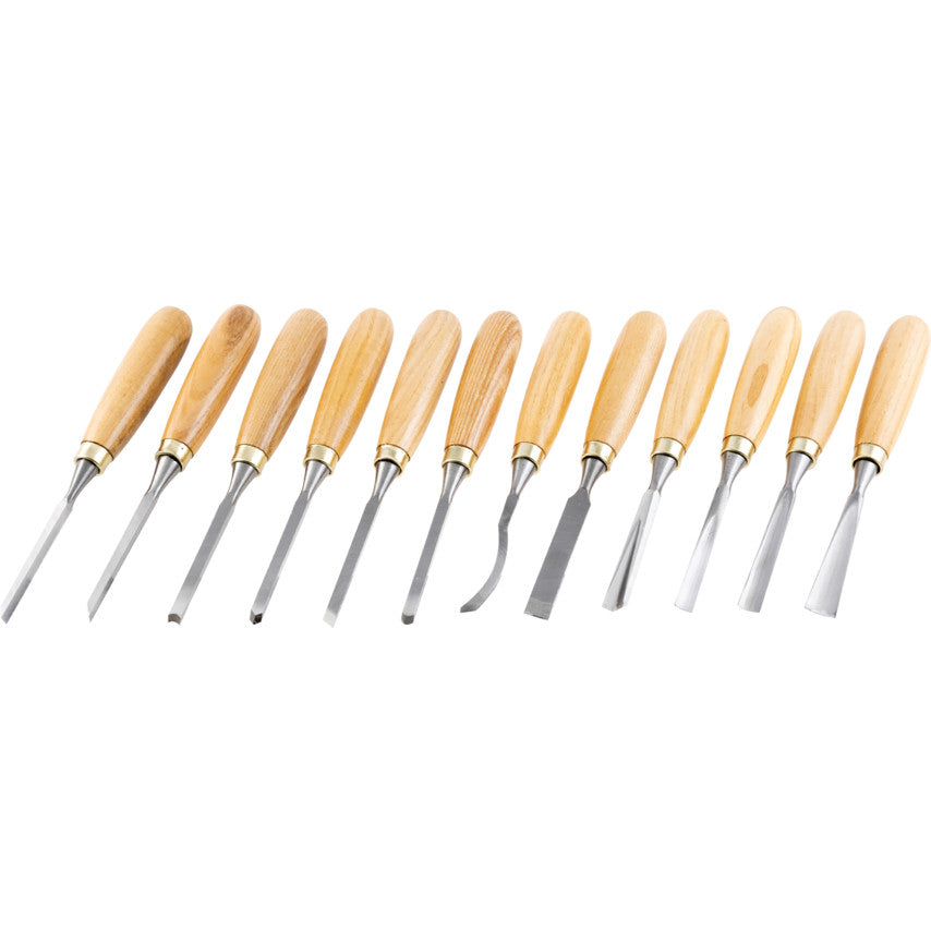 12-PCE WOOD CARVING TOOLSET