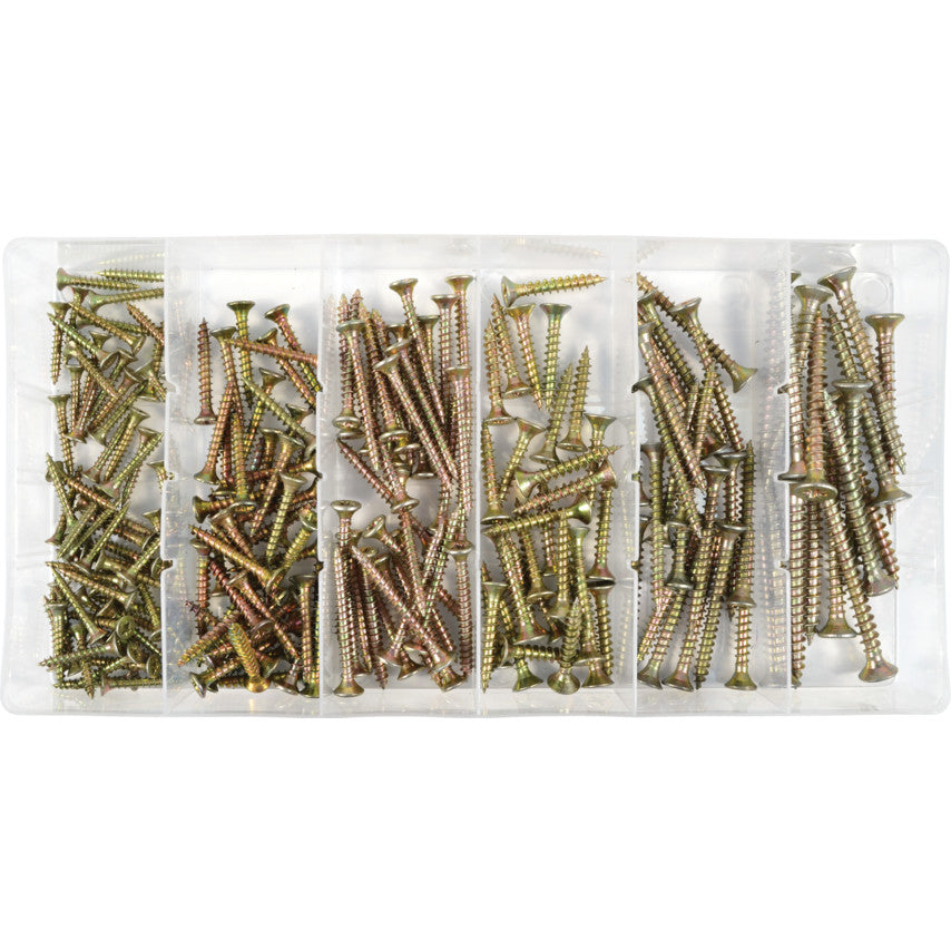 210 PCE MULTI PURPOSE WOOD SCREWS KIT