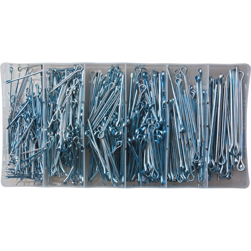 ASSORTED SPLIT COTTER PINS KIT 555-PCE