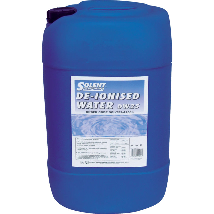 DW25 DE-IONISED WATER 25LTR