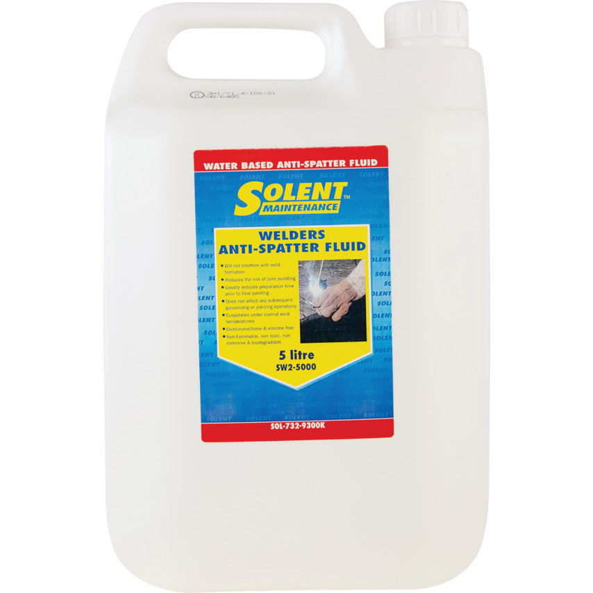 SW2-5000 WELDERS ANTI-SPATTER FLUID 5LTR