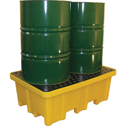 SPILL PALLET 2-DRUM;4-WAY ENTRY