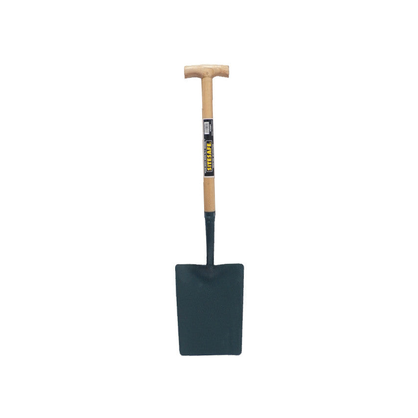 SOLID SOCKET WOODEN T TAPERSHOVEL