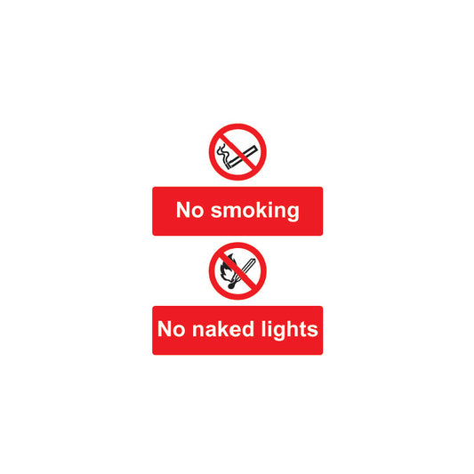 NO SMOKING NO NAKED LIGHT400x300mm RIGID