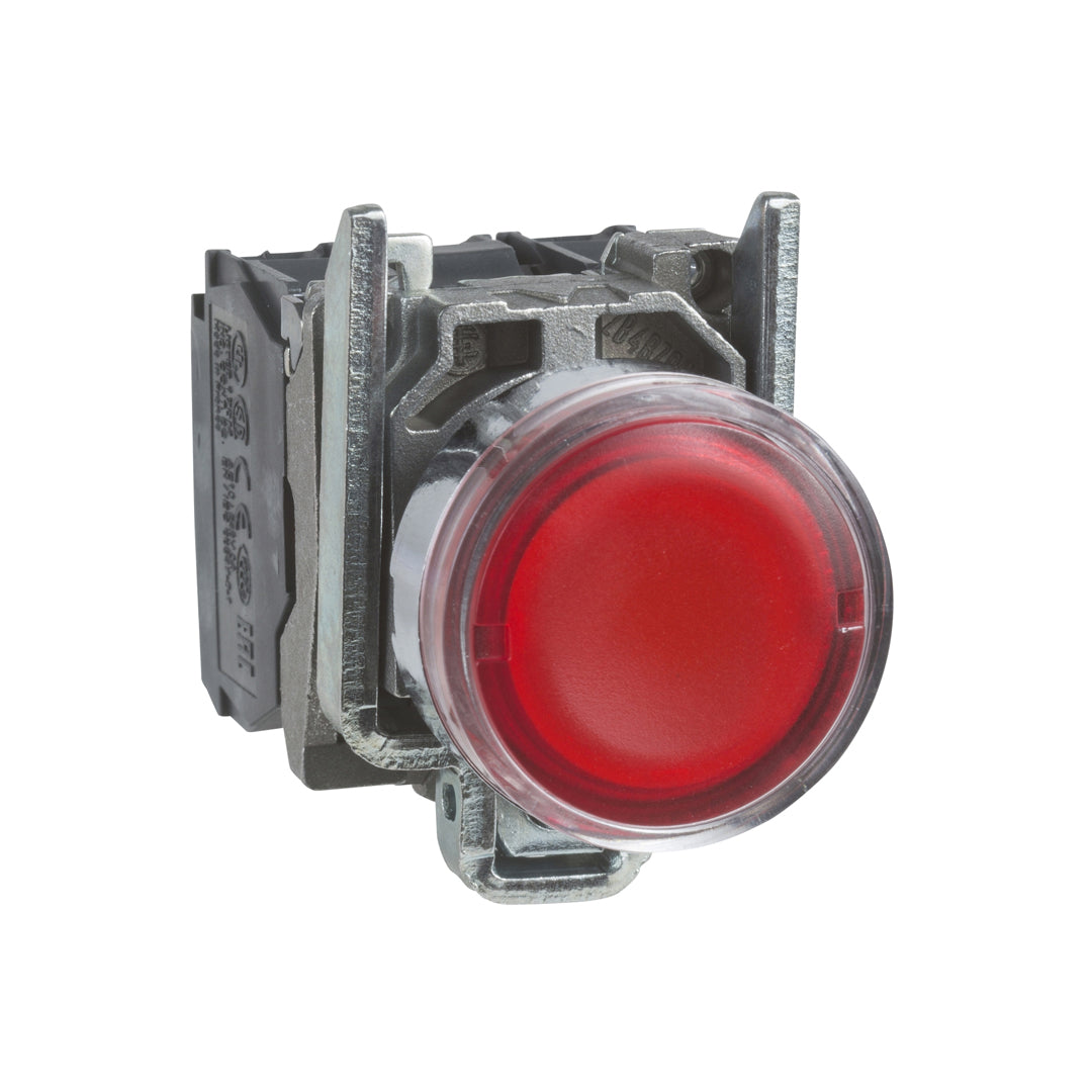 Push button switch Schneider XB4 - สวิทช์ปุ่มกด (หัวเรียบ-กดค้าง)