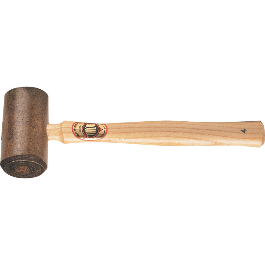 02-112 RAWHIDE MALLET SIZE-2(WOOD HANDLE)