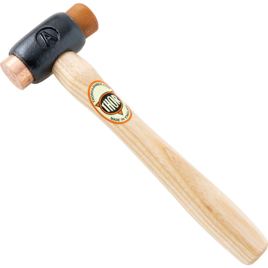 03-212 COPPER/RAWHIDE HAMMERSIZE-2 (WOOD HANDLE)