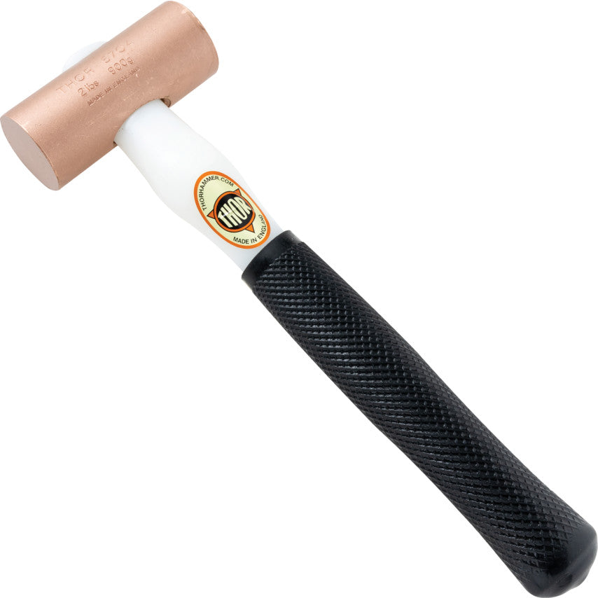 24-5704 THOR SOLID COPPER CYLINDICAL MALLET (PLASTIC HANDLE)