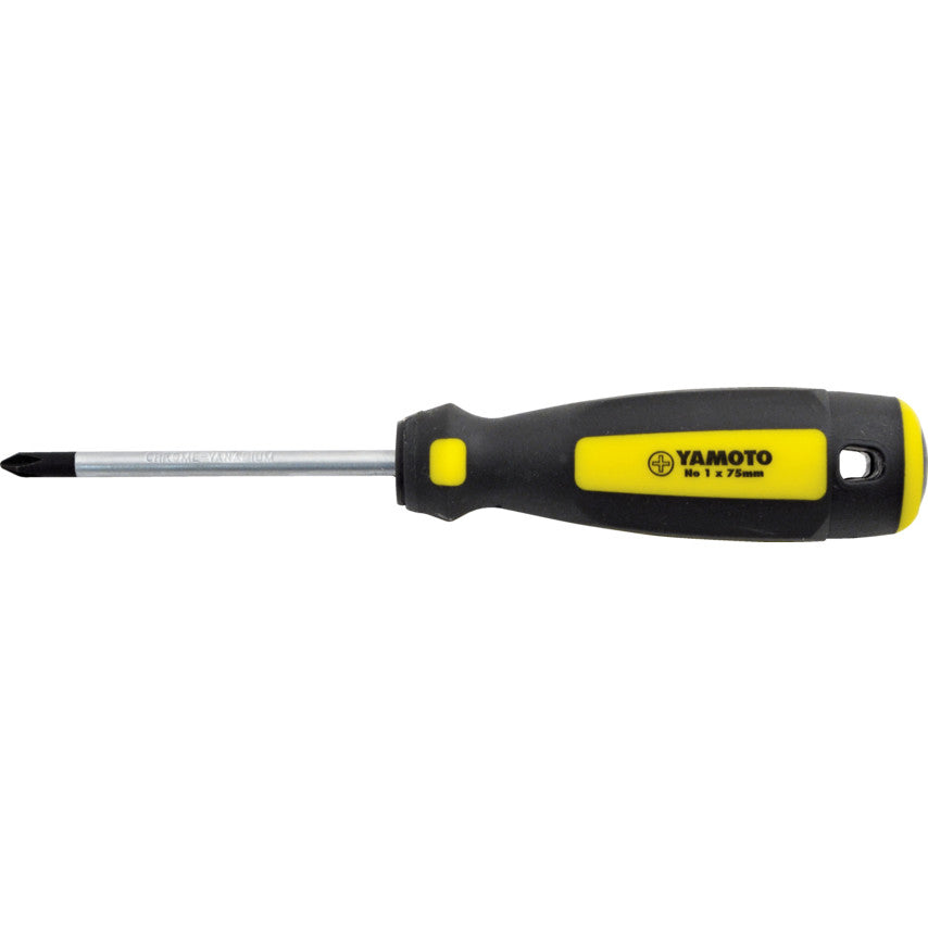 No.1x75 CROSS PT TRI-LINESCREWDRIVER