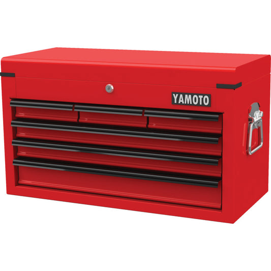 RED-26" 6 DRAWER TOP CHEST