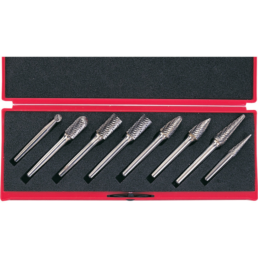 8-PCE DOUBLE CUT BURR SETCUT 6 6 มิล SHANK