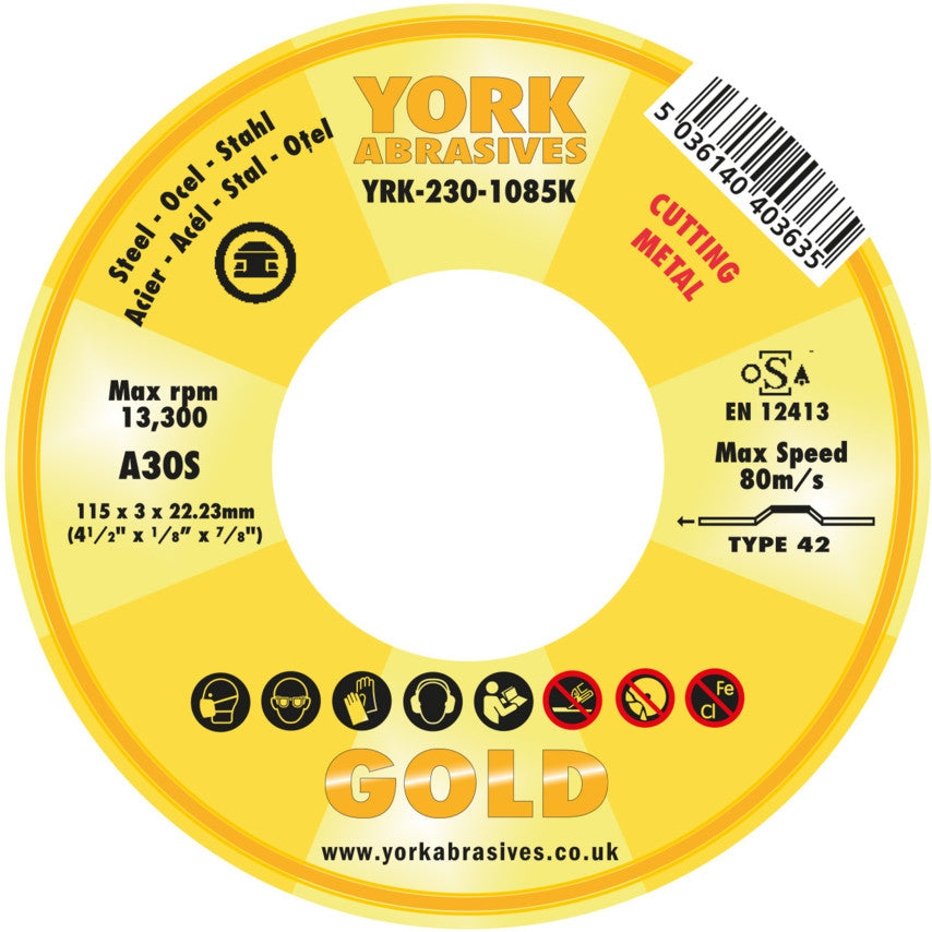 115x3x22.23 มิล A30S DPC CUTTINGDISC