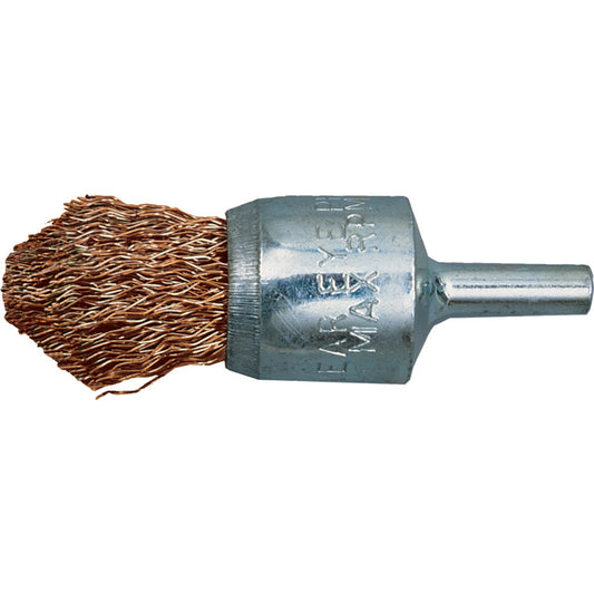 12 มิล 30SWG POINTED END DE-CARBBRASS WIRE BRUSH